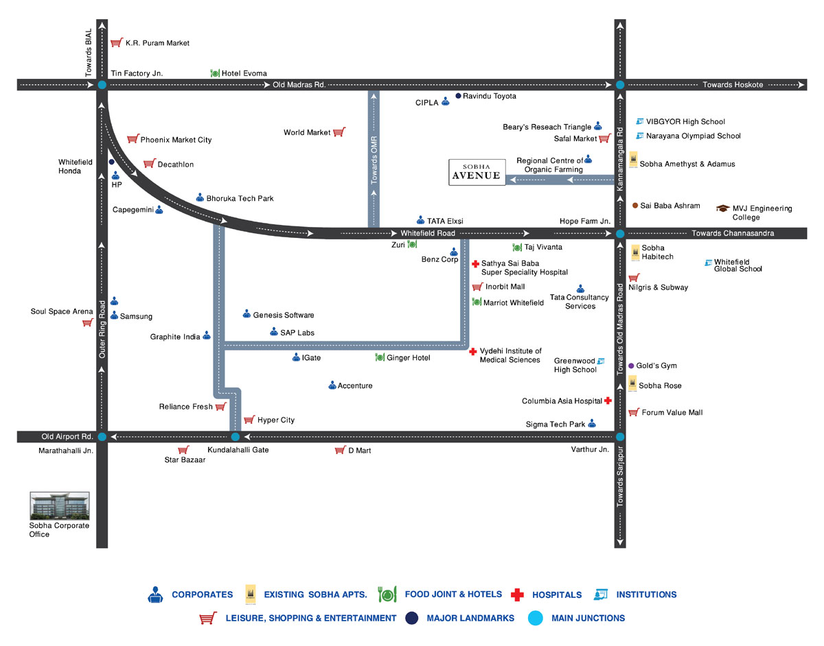 sobha-avenue-location-map